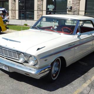 1964 ford fairlane 500 wht red