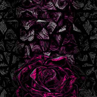 iphone 15 Pro Max Wallpaper Roses and Spikes No2C