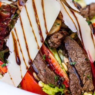 Roasted meat with vegetables