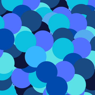 Blue Circular Wallpaper