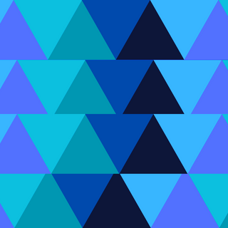 blue Triangular Wallpaper