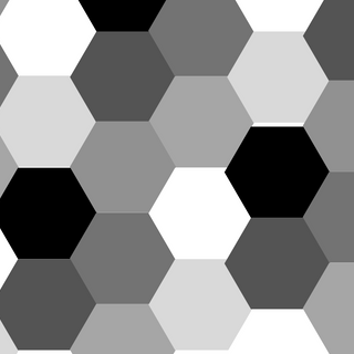 Gray hexagonal Wallpaper