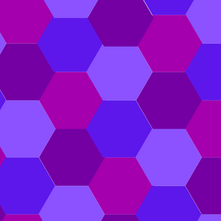 Pink And Purple Hexagonal wallpaper