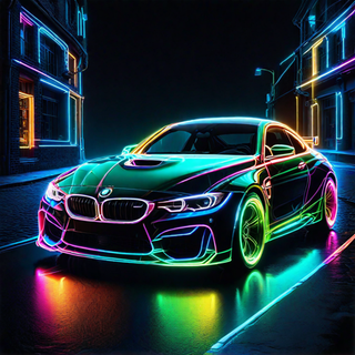 BMW M4 Rainbow