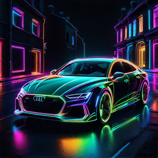 Audi RS7 Rainbow