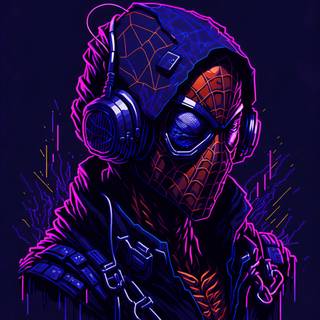 Spider-Man neon