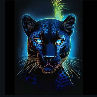 Neon panther
