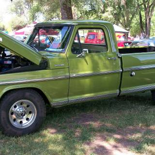 1972 ford green clean