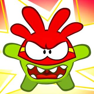 Angry Om Nom - Om Nom Stories: SuperNoms (Wallpaper)
