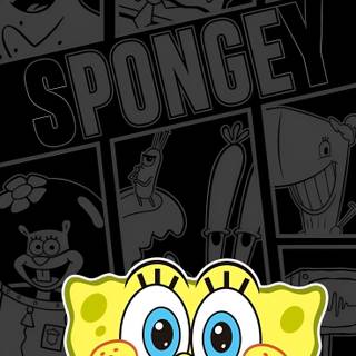Spongey - SpongeBob SquarePants (Official Mobile Wallpaper)
