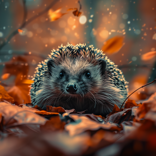 Hedgehog Autumn Magic by patrika