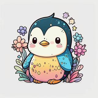 Kawaii  Penguin 