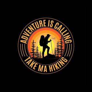 High Detailed Hiking Adventure: Mountain Range Sunset Mobile Phone Wallpaper