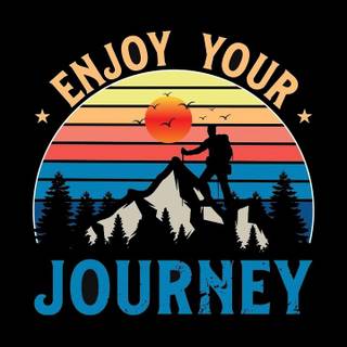 High Detailed Hiking Adventure: Mountain Range Sunset Mobile Phone Wallpaper