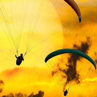 Paragliding HD Wallpaper 4K