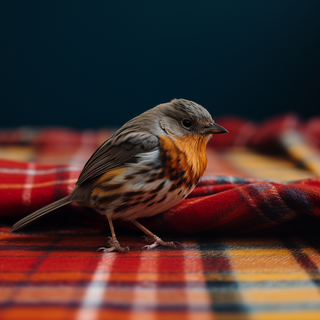 Plaid Perch by Laxmonaut