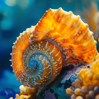 Sea snail coral by BlueTechWizard