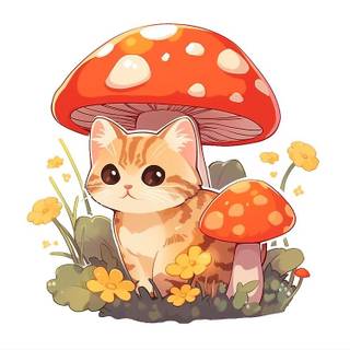 Mushroom Cat