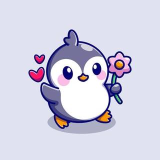 Cute Cartoon Penguin