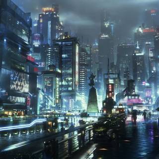 Futuristic wallpaper