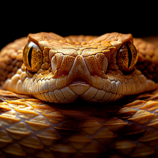 Hypnotic Serpent Gaze by CelestialCanvas