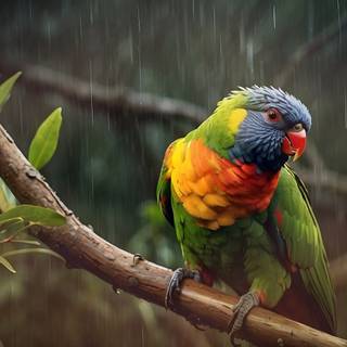 Rainbow Lorikeet by hanyang5021030010100