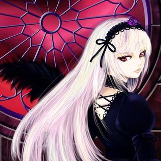 Gothic anime girl