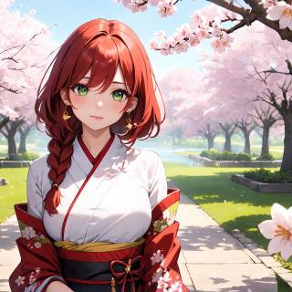 Anime girl by kitsuraya