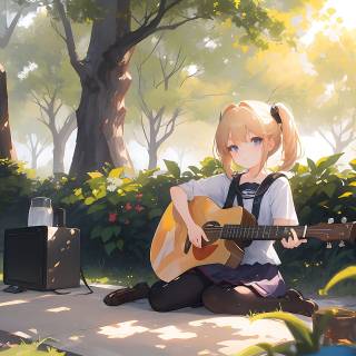 Anime girl by lukychandra