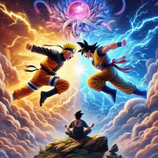 naruto vs goku