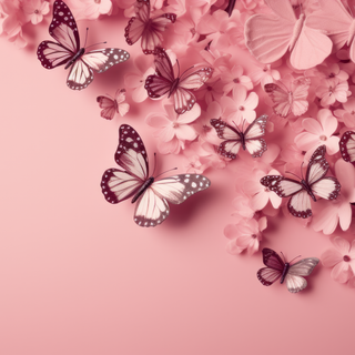 Aesthetic Pink Flowers Wallpaper