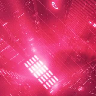 Pink Futuristic wallpaper