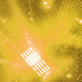 Yellow Futuristic wallpaper