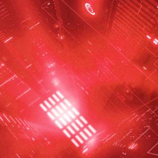 Red Futuristic wallpaper