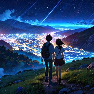 Cute anime couple 4k 