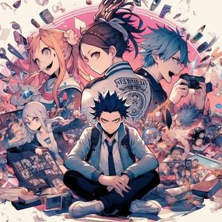 Anime Characters by Mendalj 