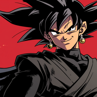 Black Goku (Dragon Ball) by patrika