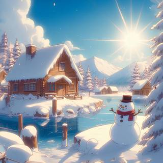 Anime Winter Day by Mendalj