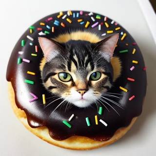 Doughnut cat