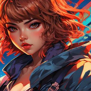 Anime girl by AnimeHead