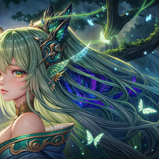 Anime girl by Muftwin