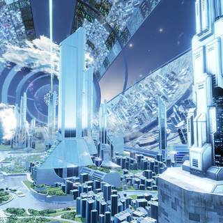 Space Colony wallpaper