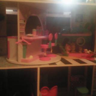 my sisters barbie house after she leaves