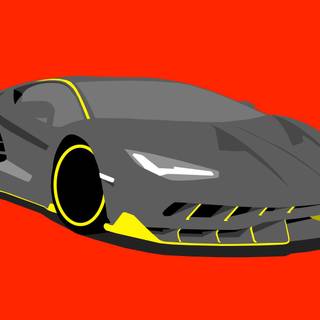 Minimalist Lamborghini Centenario
