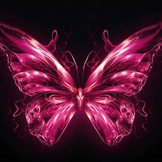 Butterfly Neon Pink 