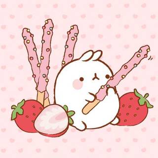 molang love strawberry sticks