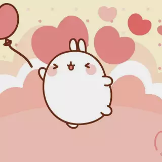 molang is very happy