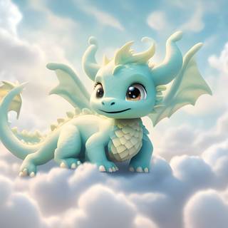 Cute Dragon for Kali Linux Wallpaper