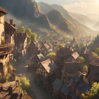 Fantasy Village Misty Mountain 