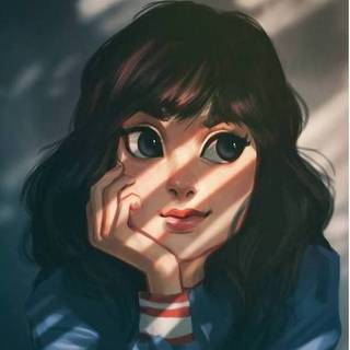  Digital Art Girl Cartoon